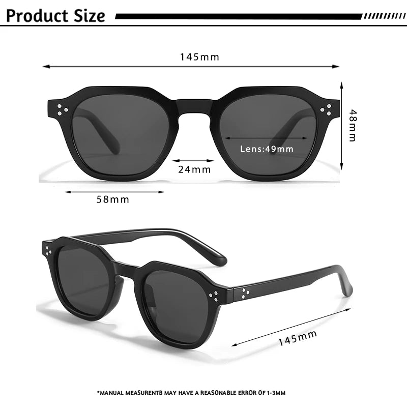 Lunettes de Soleil Rétro CATERSIDE™ – Polarisées & Ultralégères pour Homme