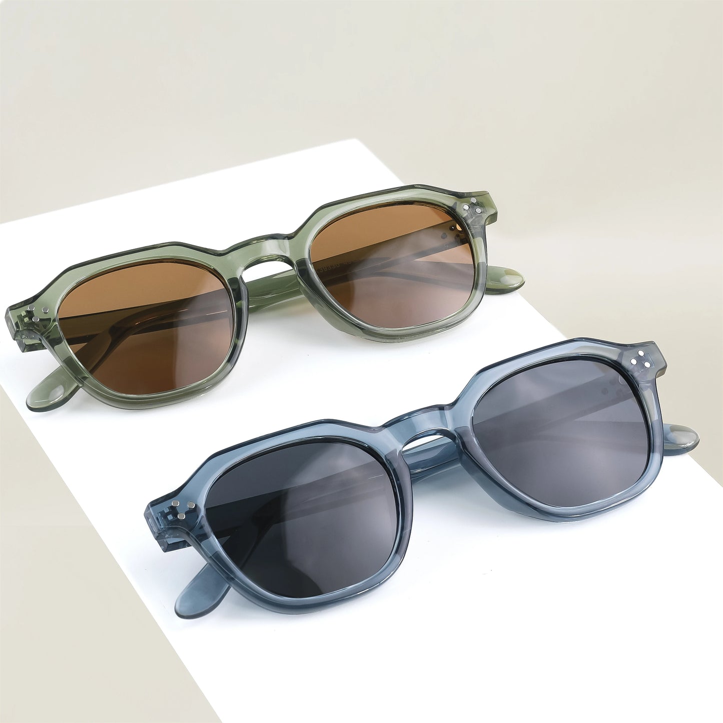 Lunettes de Soleil Rétro CATERSIDE™ – Polarisées & Ultralégères pour Homme